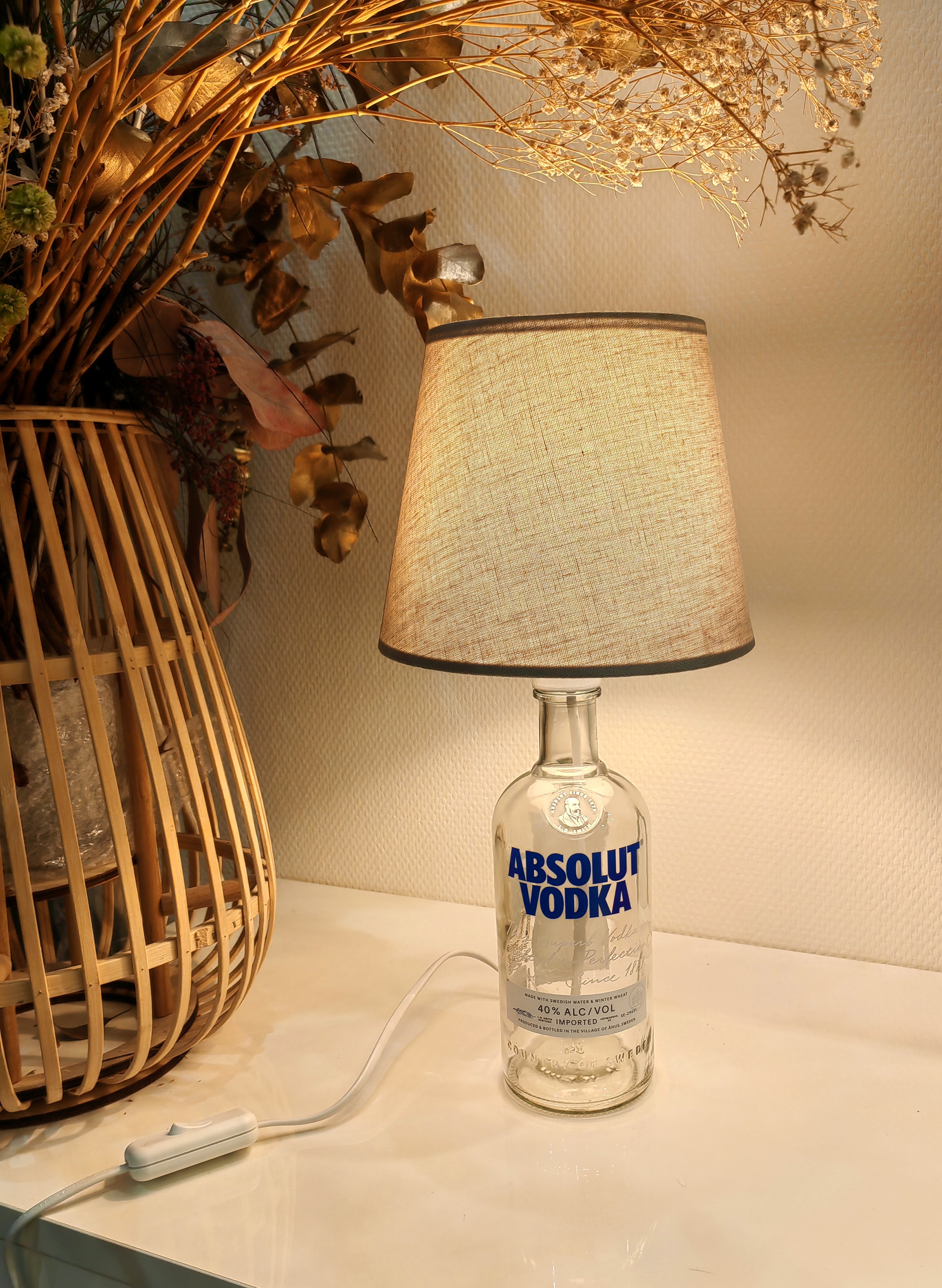 Lampa "Absolut Vodka"